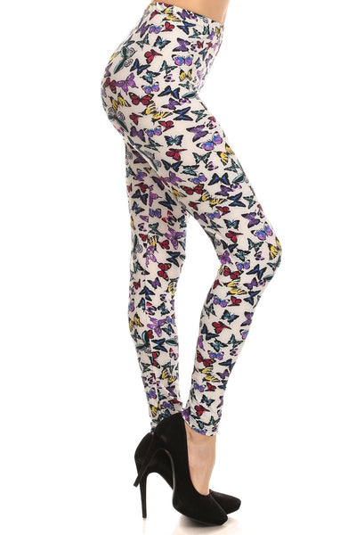 Always United Kingdom Flag Printed Pattern High Waist Leggings