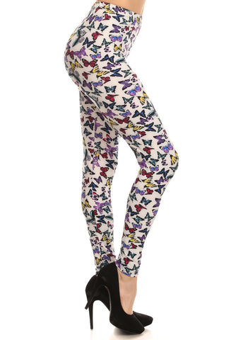 Always United Kingdom Flag Printed Pattern High Waist Leggings