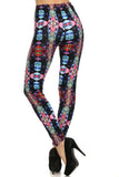 Always Women's Abstract Printed Seamless Colorful Leggings