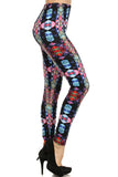 Always Women's Abstract Printed Seamless Colorful Leggings
