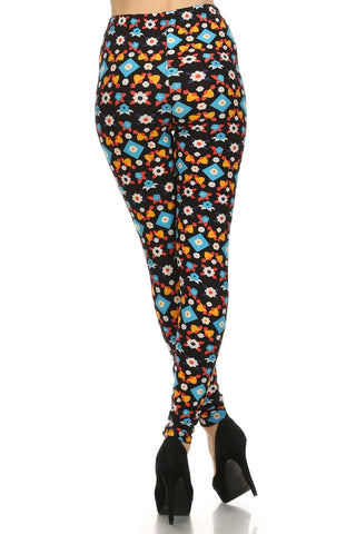 Always High Quality Floral Pattern Cute Print Tights